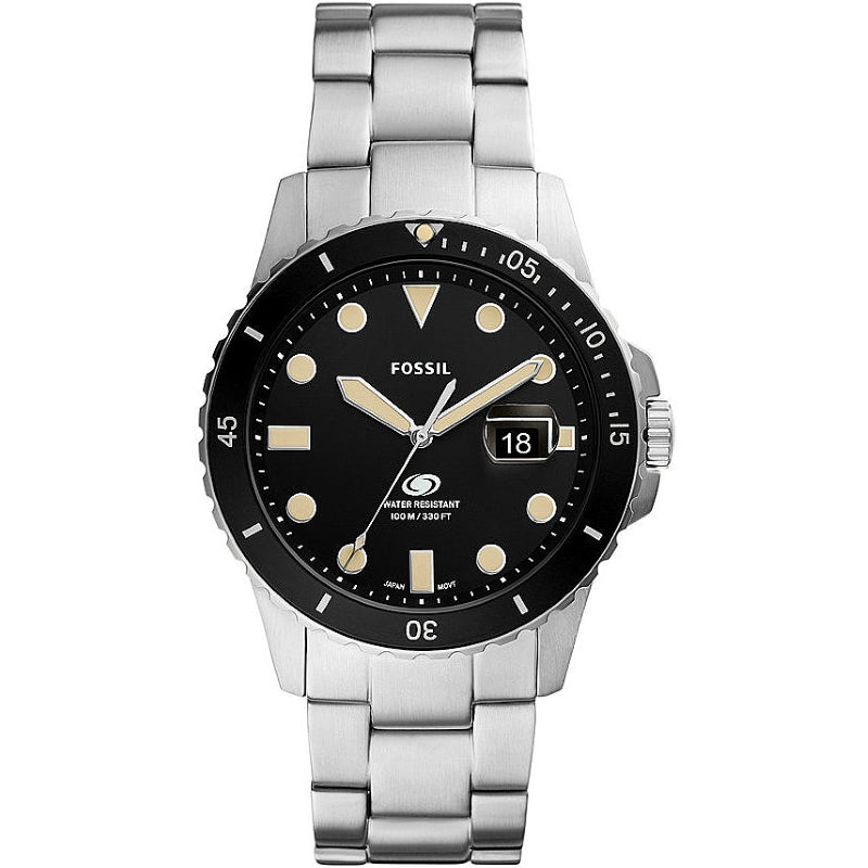 Orologio Fossil Uomo FS5952 Cronografo Pelle Blu