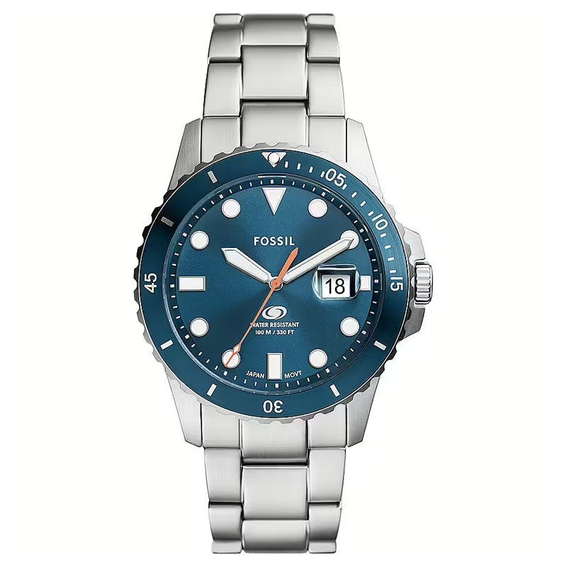 Orologio Fossil Uomo FS6050 Cronografo Pelle Verde