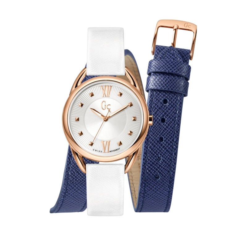 Orologio Gc Donna Y13002L1 Oro Rosa Bianco
