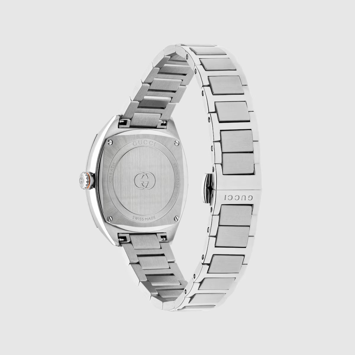 Orologio Gucci Interlocking G YA142513 Diamanti Quadrante Nero