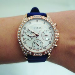 Orologio Guess Donna GW0222L2 Oro Rosa Blu