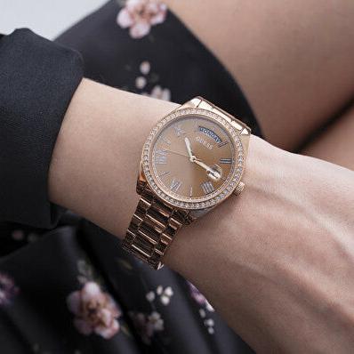 Orologio Guess Donna GW0307L3 Oro Rosa Blu Cristalli