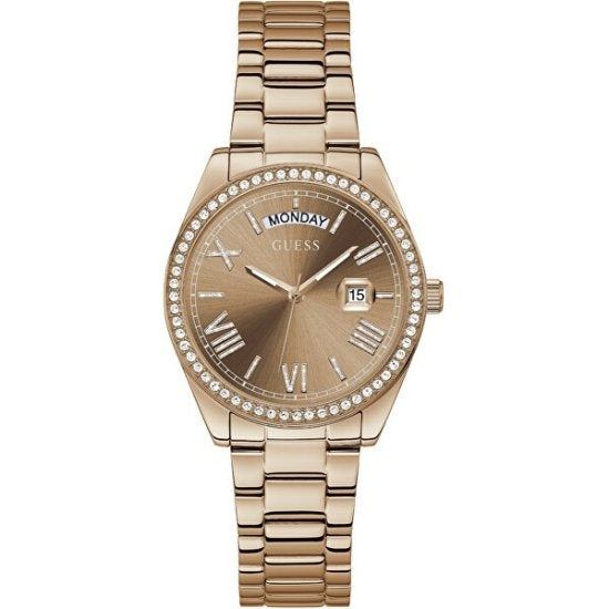 Orologio Guess Donna GW0307L3 Oro Rosa Blu Cristalli