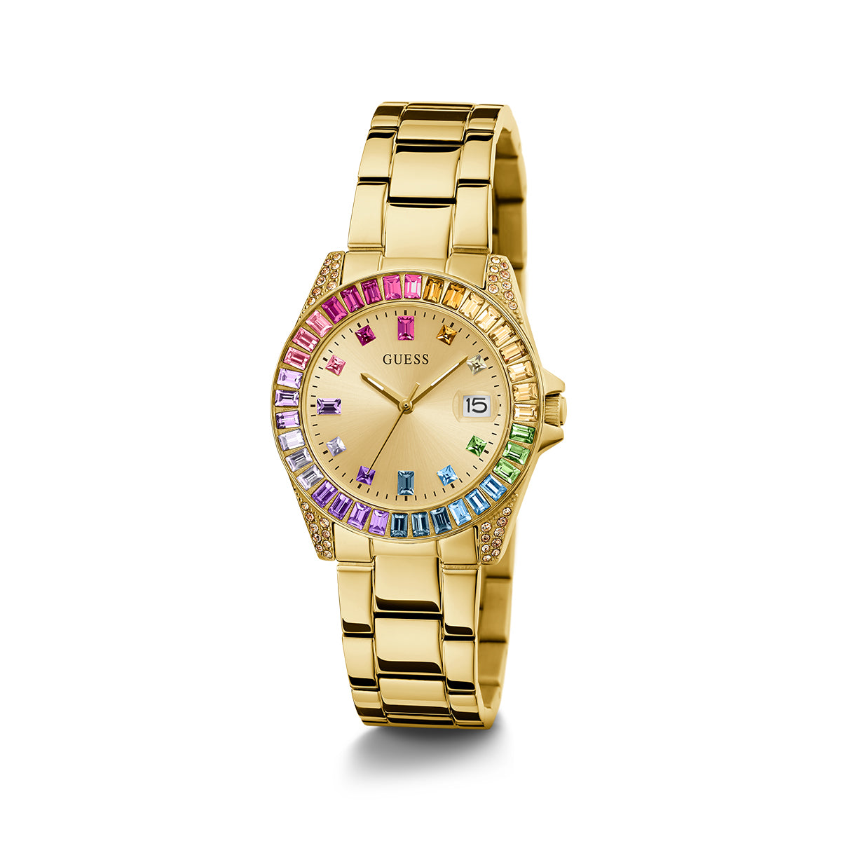 Orologio Guess Donna GW0475L3 Silicone Blu Oro Rosa