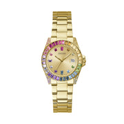 Orologio Guess Donna GW0475L3 Silicone Blu Oro Rosa