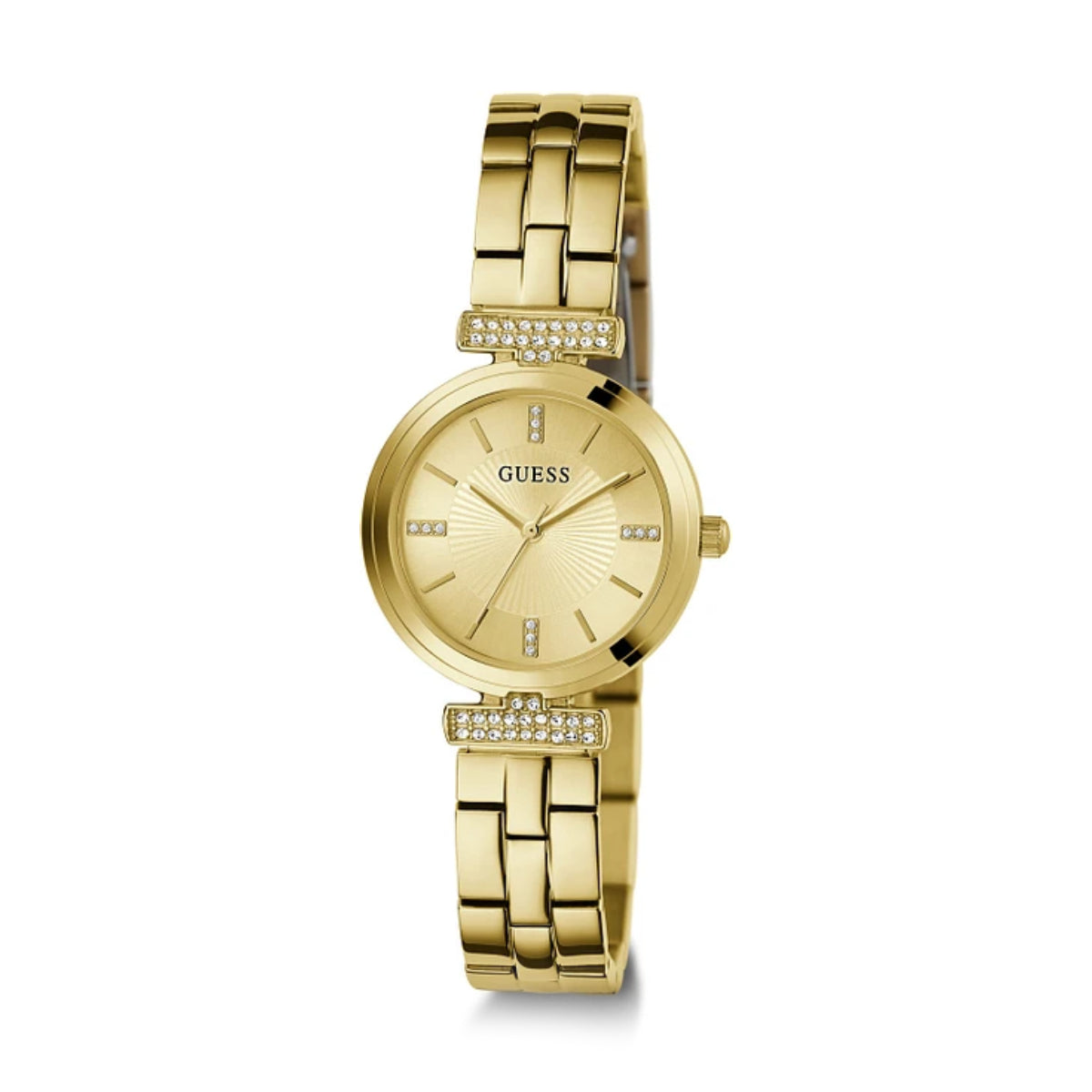 Orologio Guess Donna GW0762L2 Silicone Bianco Oro Rosa