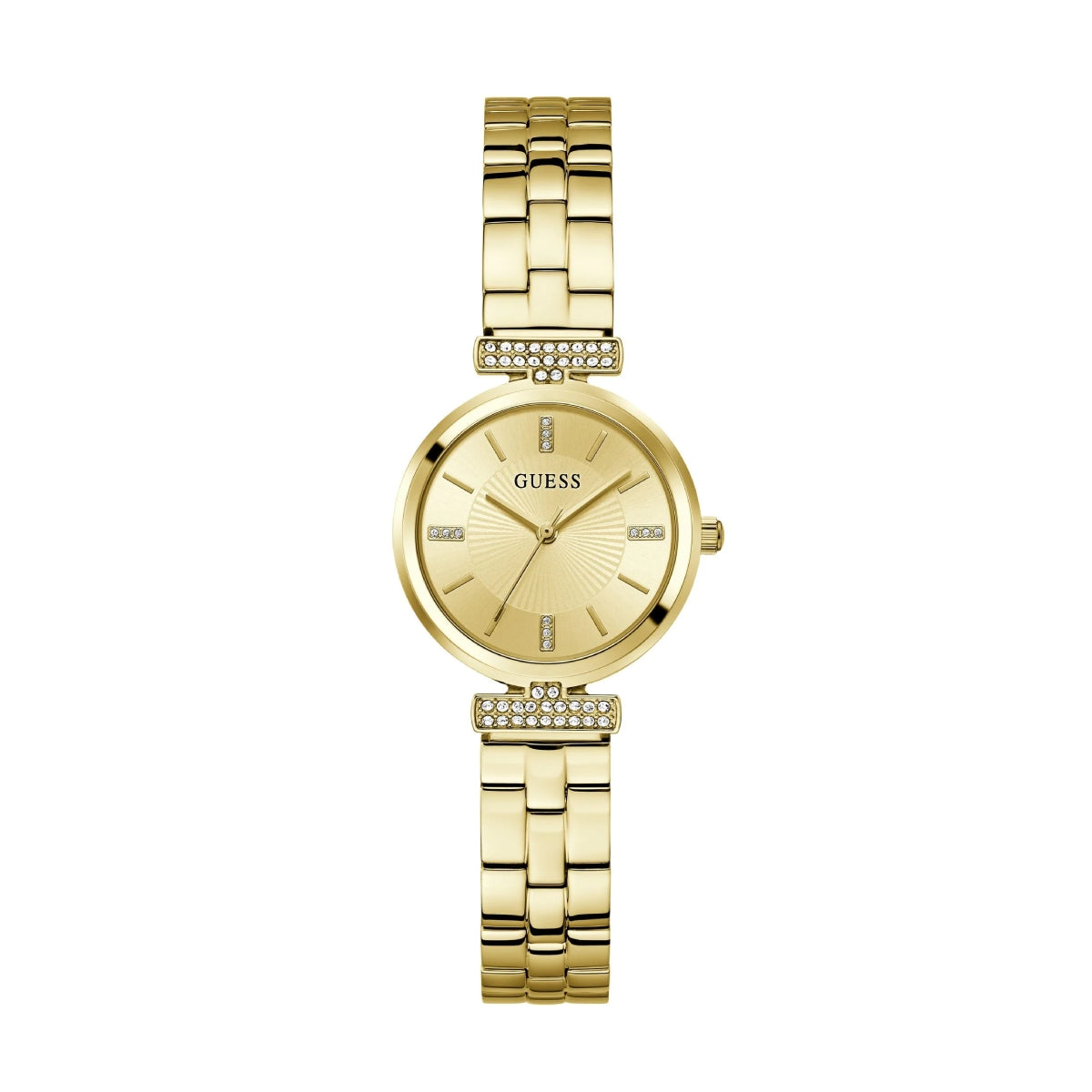 Orologio Guess Donna GW0762L2 Silicone Bianco Oro Rosa