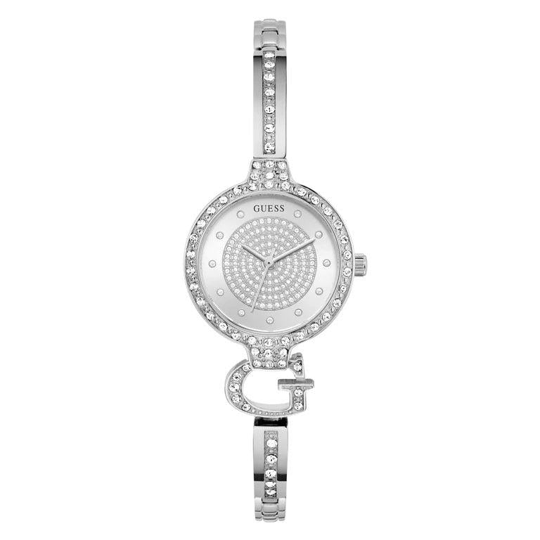 Orologio Guess Donna GW0929L1 Pelle Bianca Oro Rosa