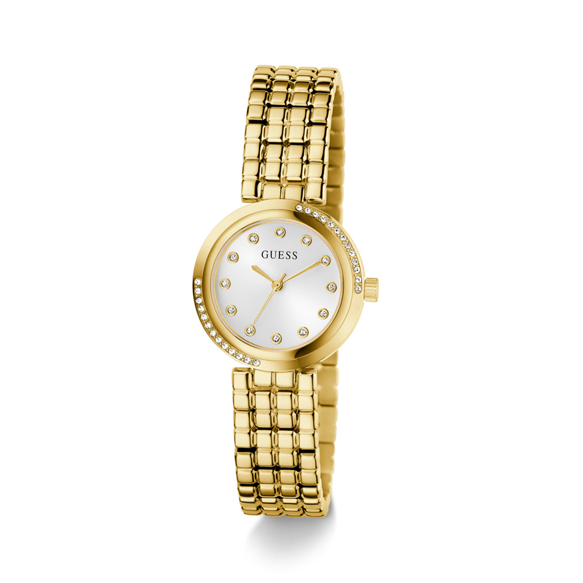 Orologio Guess Donna GW0930L2 Pelle Bianca Oro Rosa