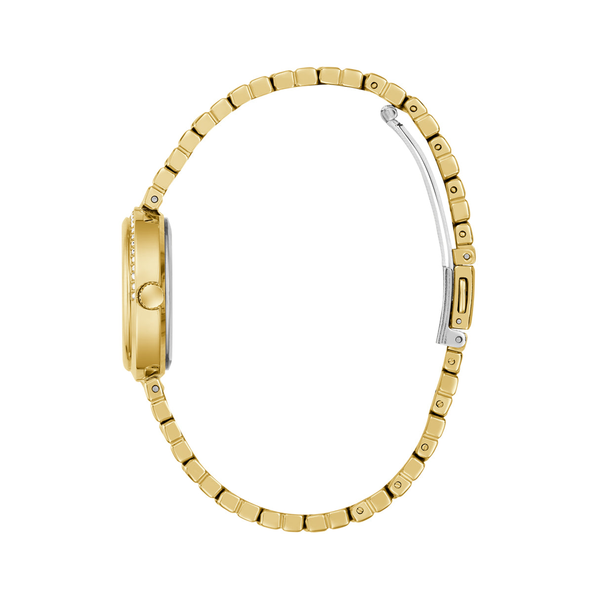 Orologio Guess Donna GW0930L2 Pelle Bianca Oro Rosa