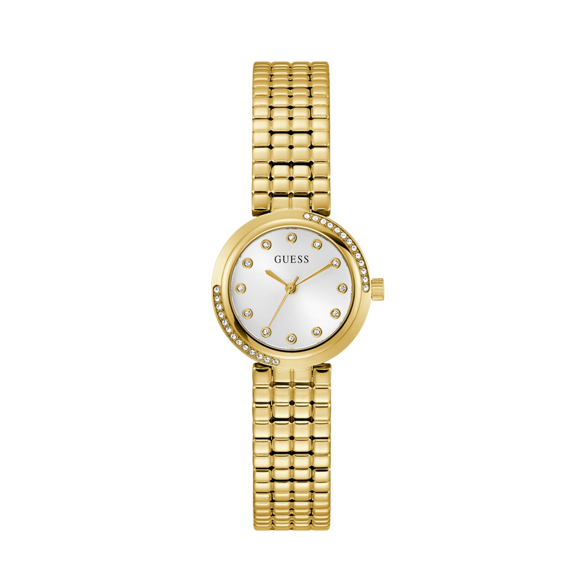 Orologio Guess Donna GW0930L2 Pelle Bianca Oro Rosa
