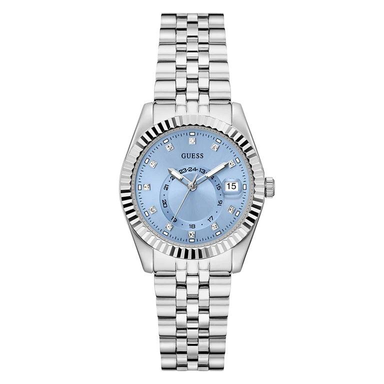 Orologio Guess Donna GW0936L1 Silicone Bianco Oro Rosa