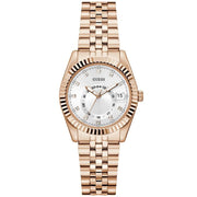 Orologio Guess Donna GW0936L4 Silicone Bianco Oro Rosa