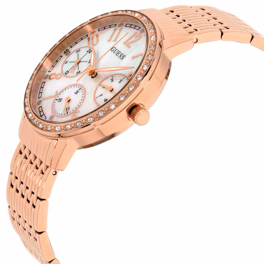 Orologio Guess Donna W1086L2 Oro Rosa Cristalli