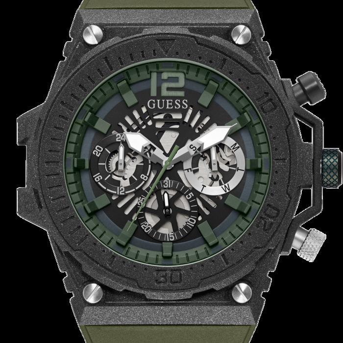 Orologio Guess Uomo GW0325G2 Cronografo Acciaio Nero Blu