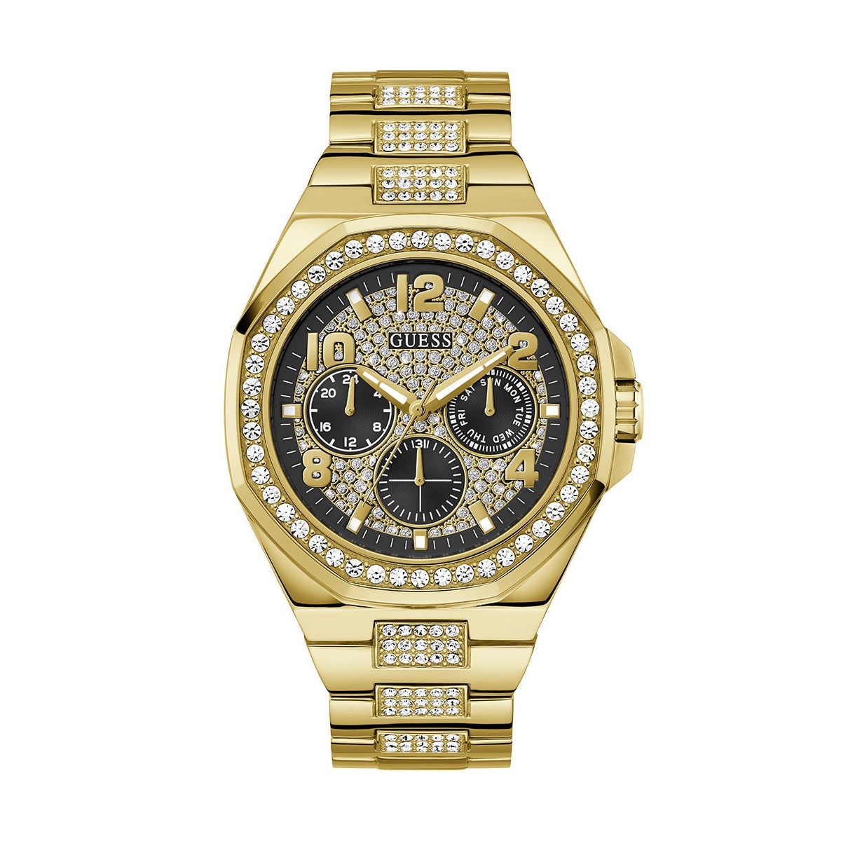 Orologio Guess Uomo GW0785G2 Solo Tempo Oro Rosa Blu