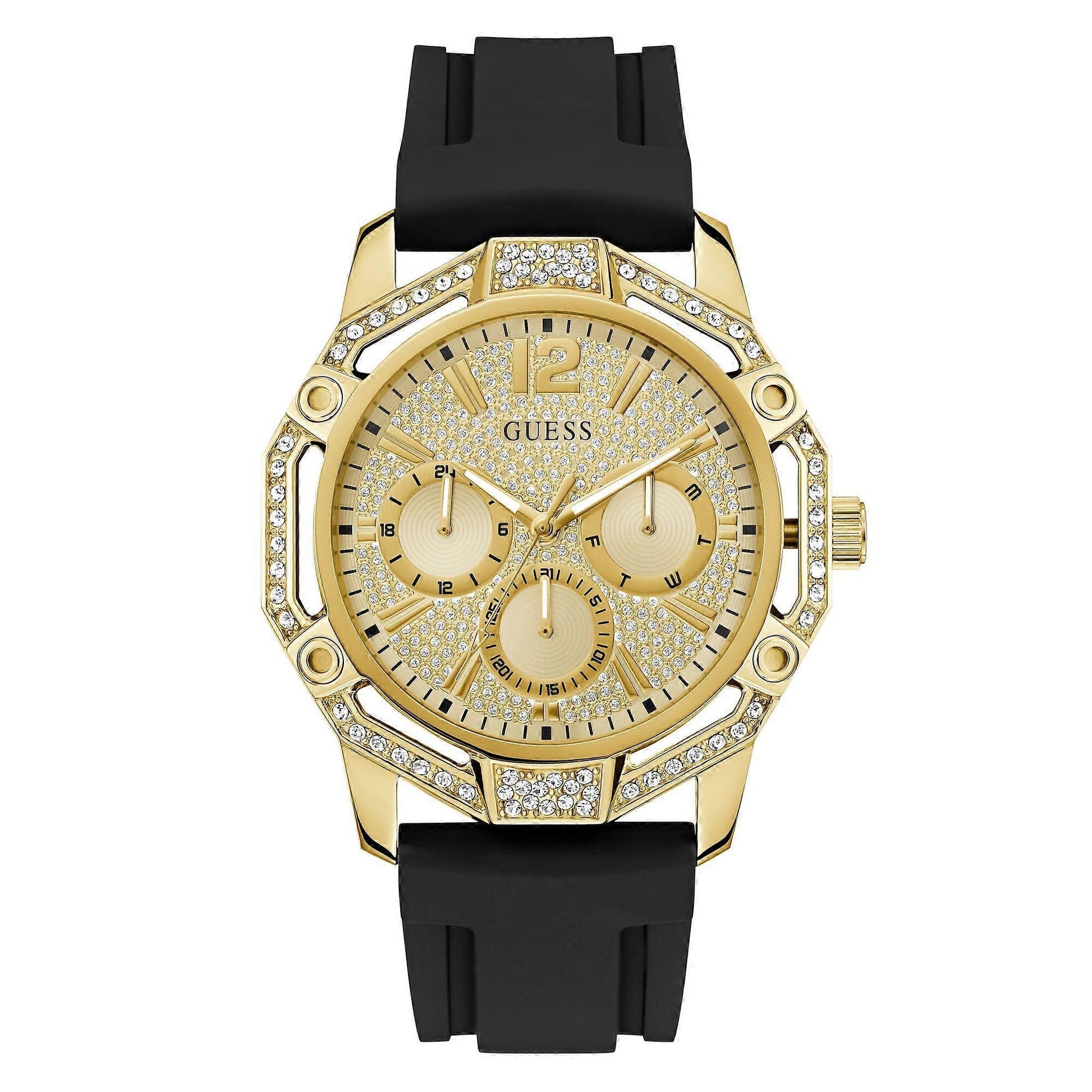 Orologio Guess Uomo GW0954G2 Cronografo Acciaio Nero Blu