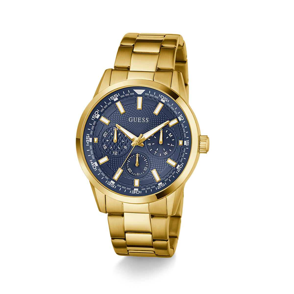 Orologio Guess Uomo GW0963G2 Cronografo Acciaio Nero Blu