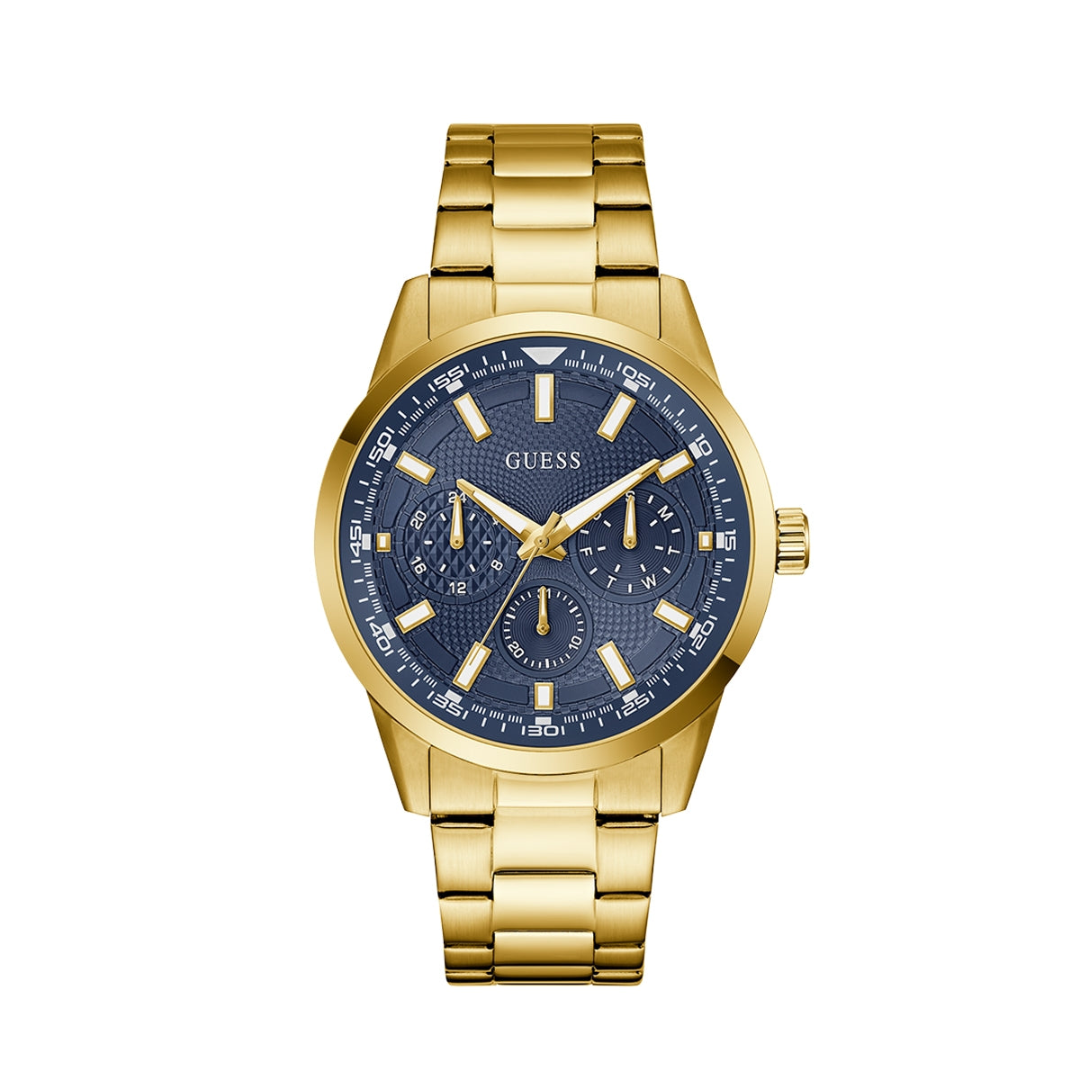Orologio Guess Uomo GW0963G2 Cronografo Acciaio Nero Blu
