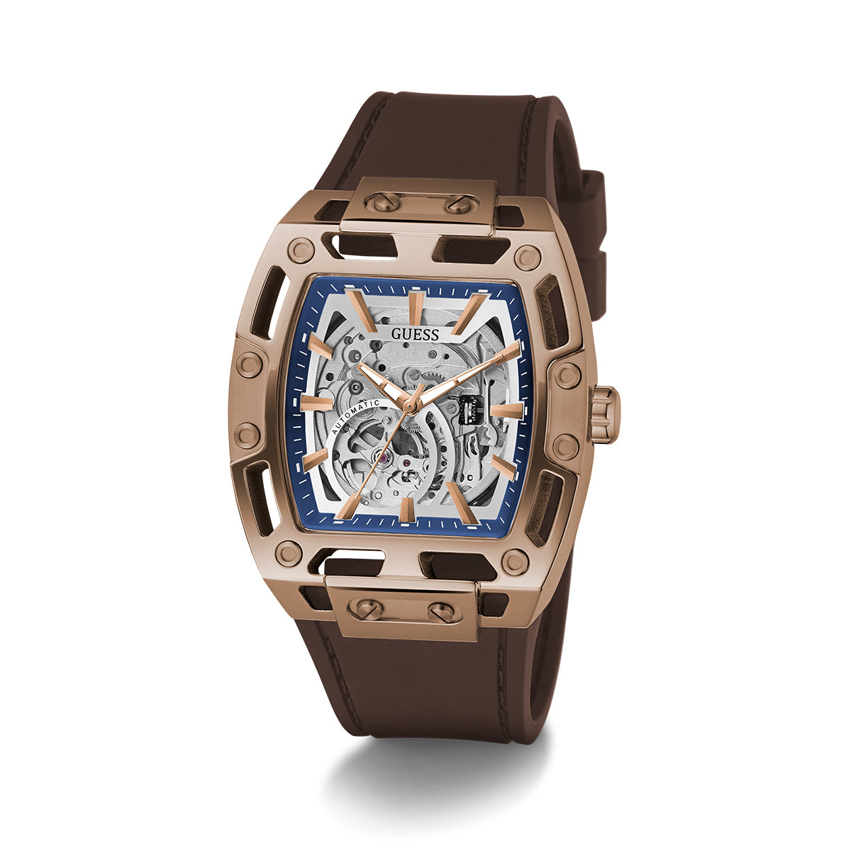 Orologio Guess Uomo GW0980G3 Solo Tempo Pelle Blu