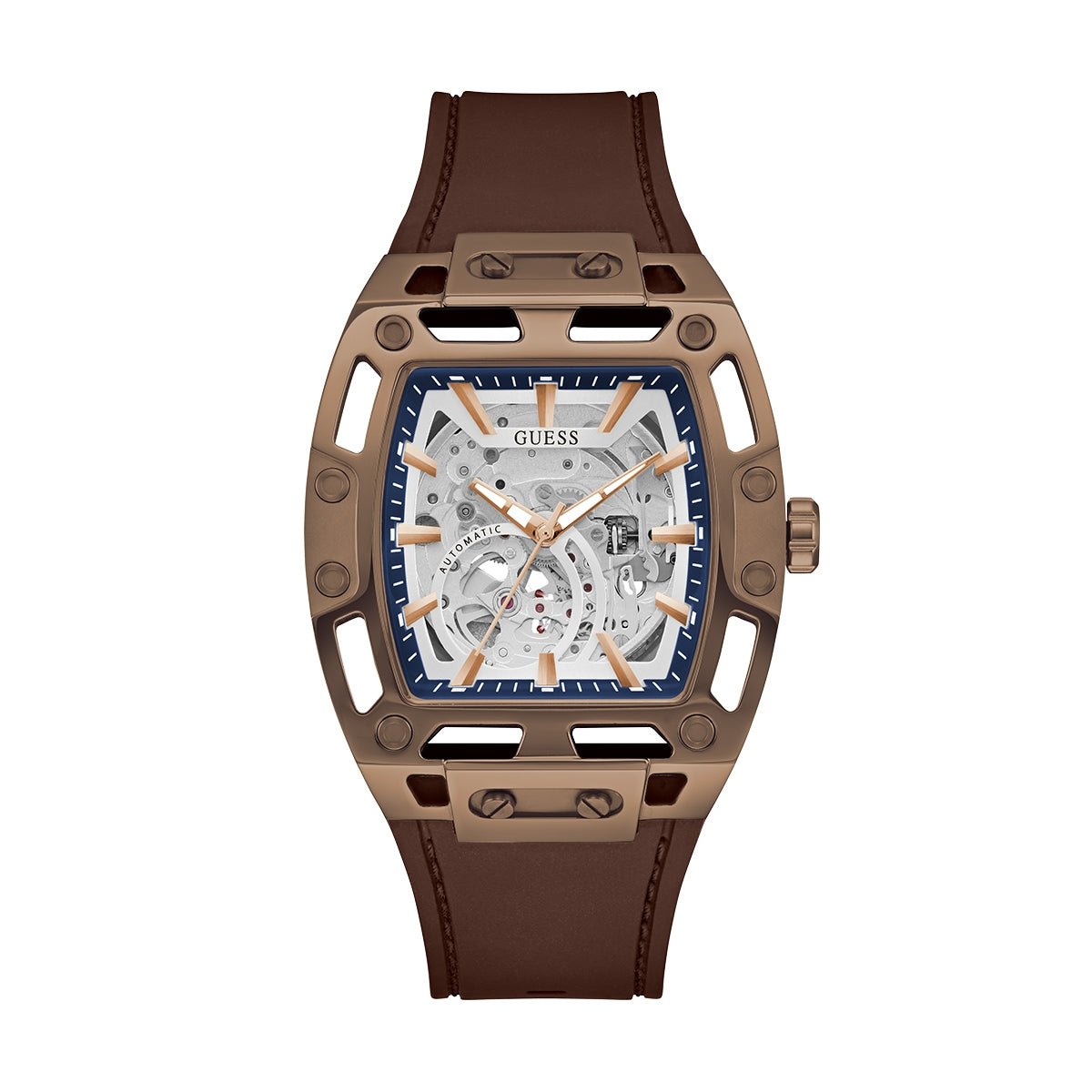 Orologio Guess Uomo GW0980G3 Solo Tempo Pelle Blu