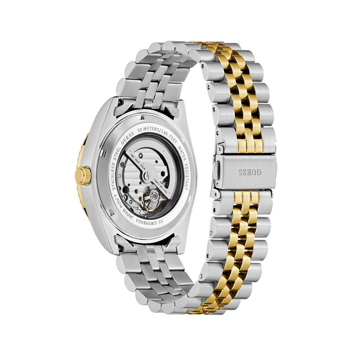 Orologio Guess Uomo GW0984G4 Cronografo Pelle Nera