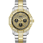 Orologio Guess Uomo GW0990G4 Solo Tempo Pelle Marrone Blu