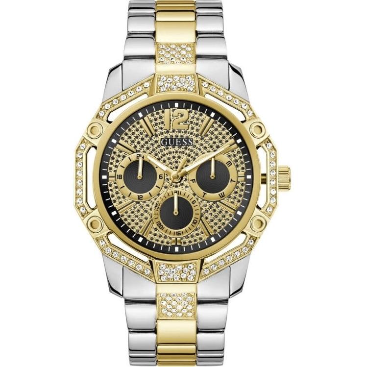 Orologio Guess Uomo GW0990G4 Solo Tempo Pelle Marrone Blu