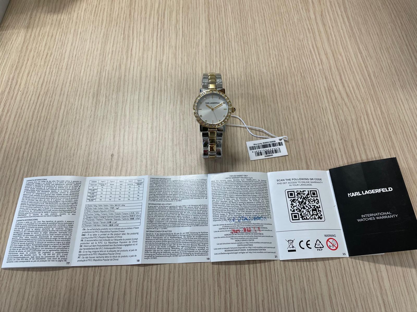 Karl Lagerfeld Crystals Women's Watch R0553100509