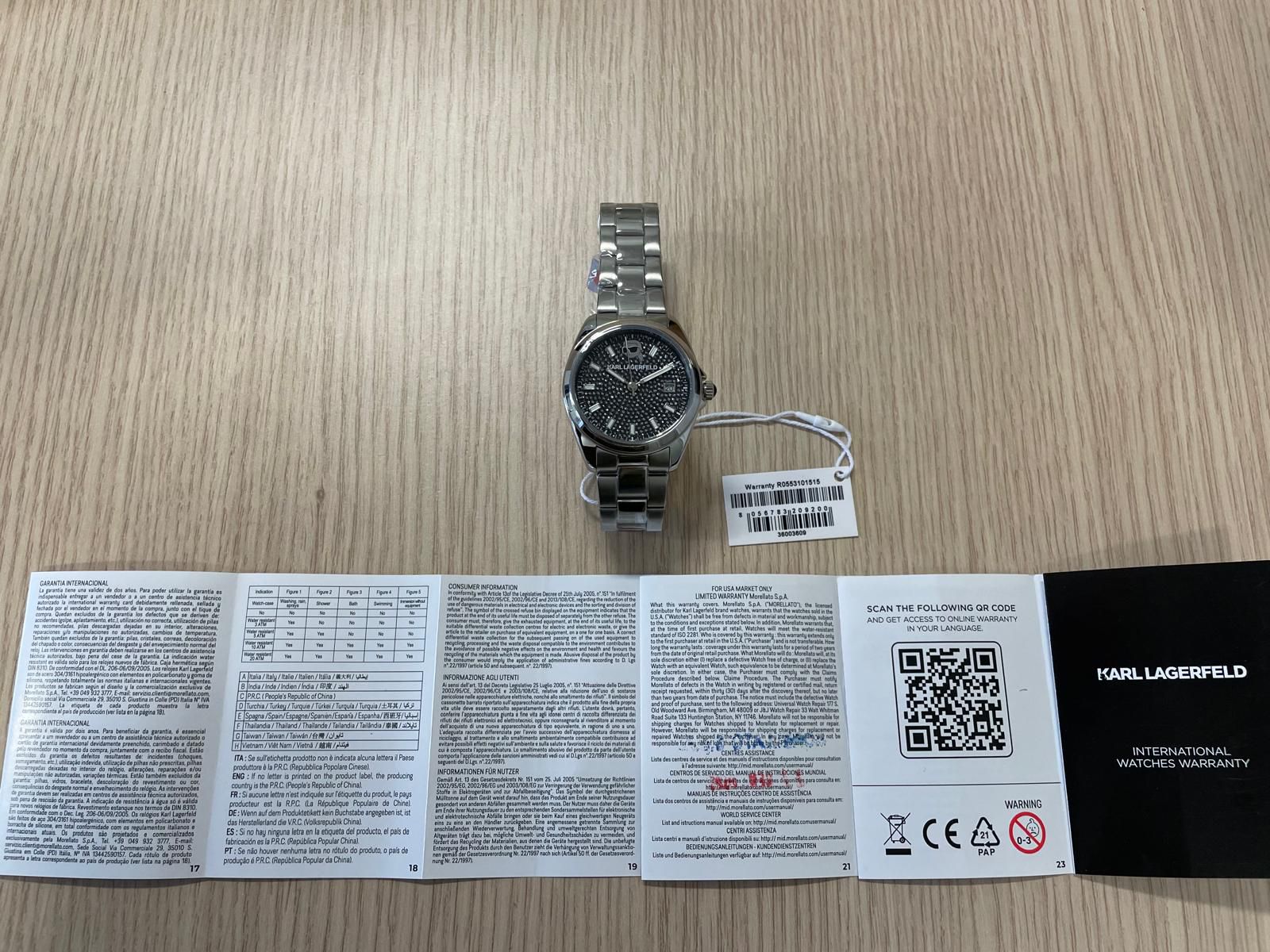 Orologio Karl Lagerfeld R0553101515 Donna