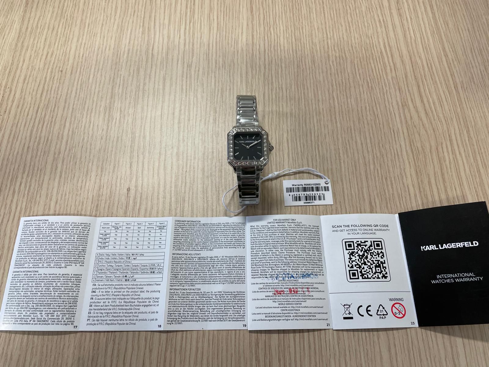 Orologio Karl Lagerfeld R0553102502 Donna