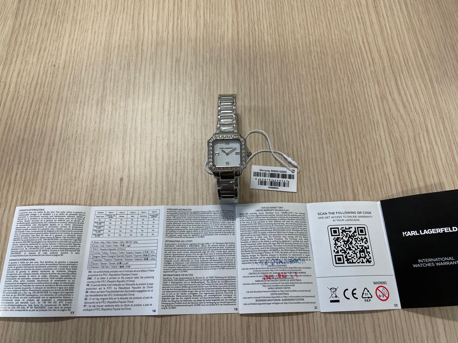 Orologio Karl Lagerfeld R0553102503 Donna