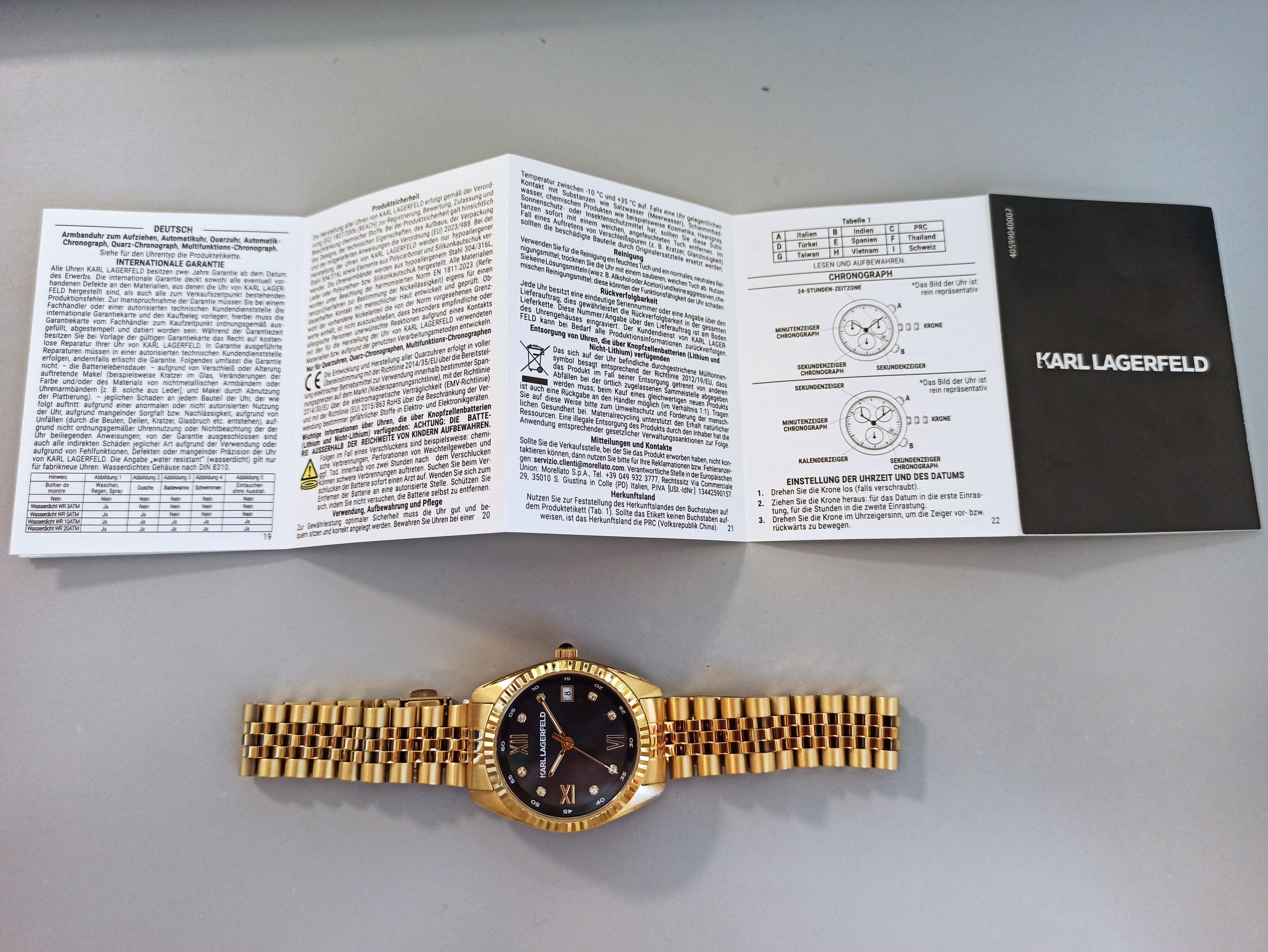 Orologio Karl Lagerfeld R0553108503 Donna