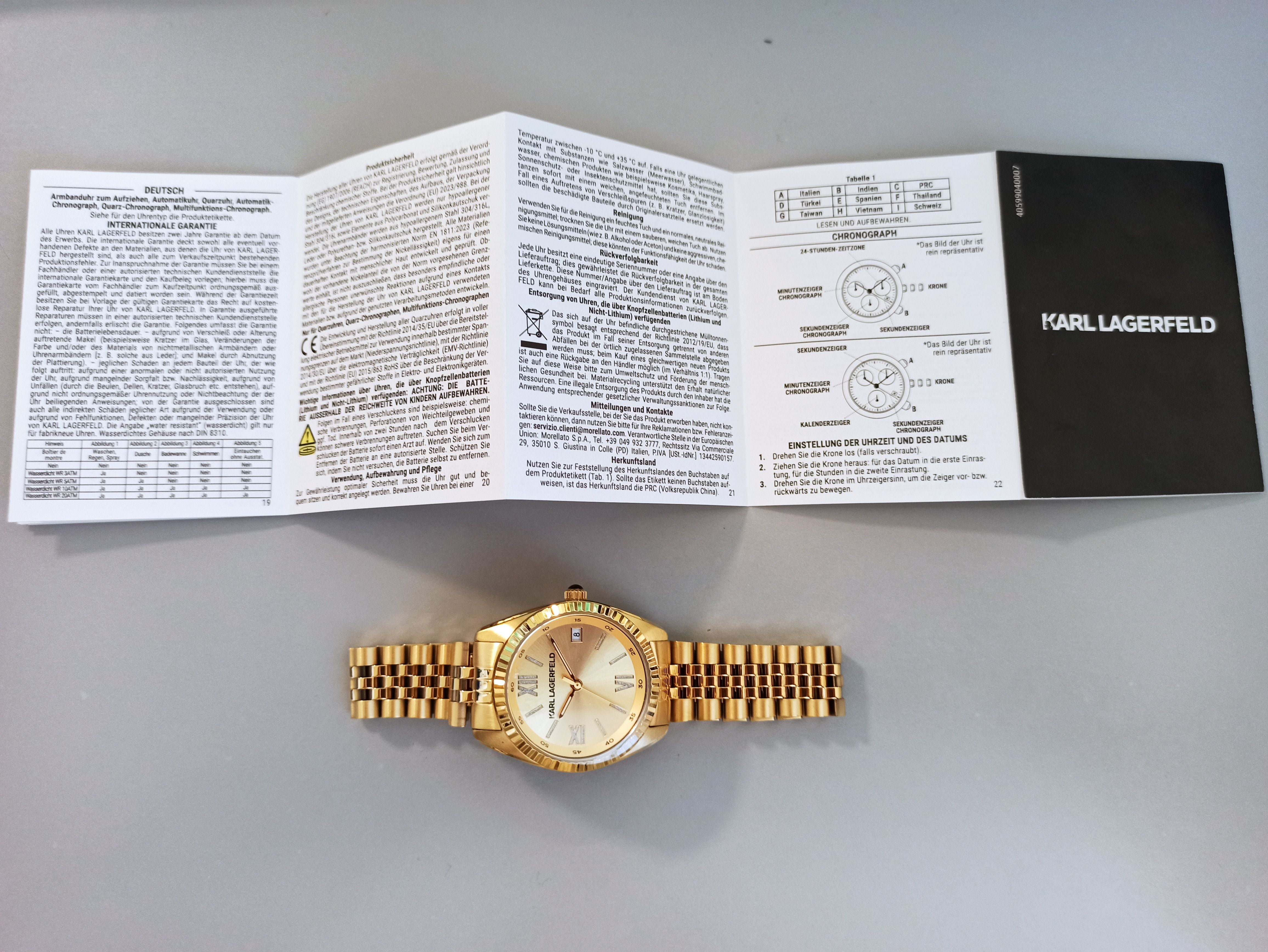 Orologio Karl Lagerfeld R0553108504 Donna