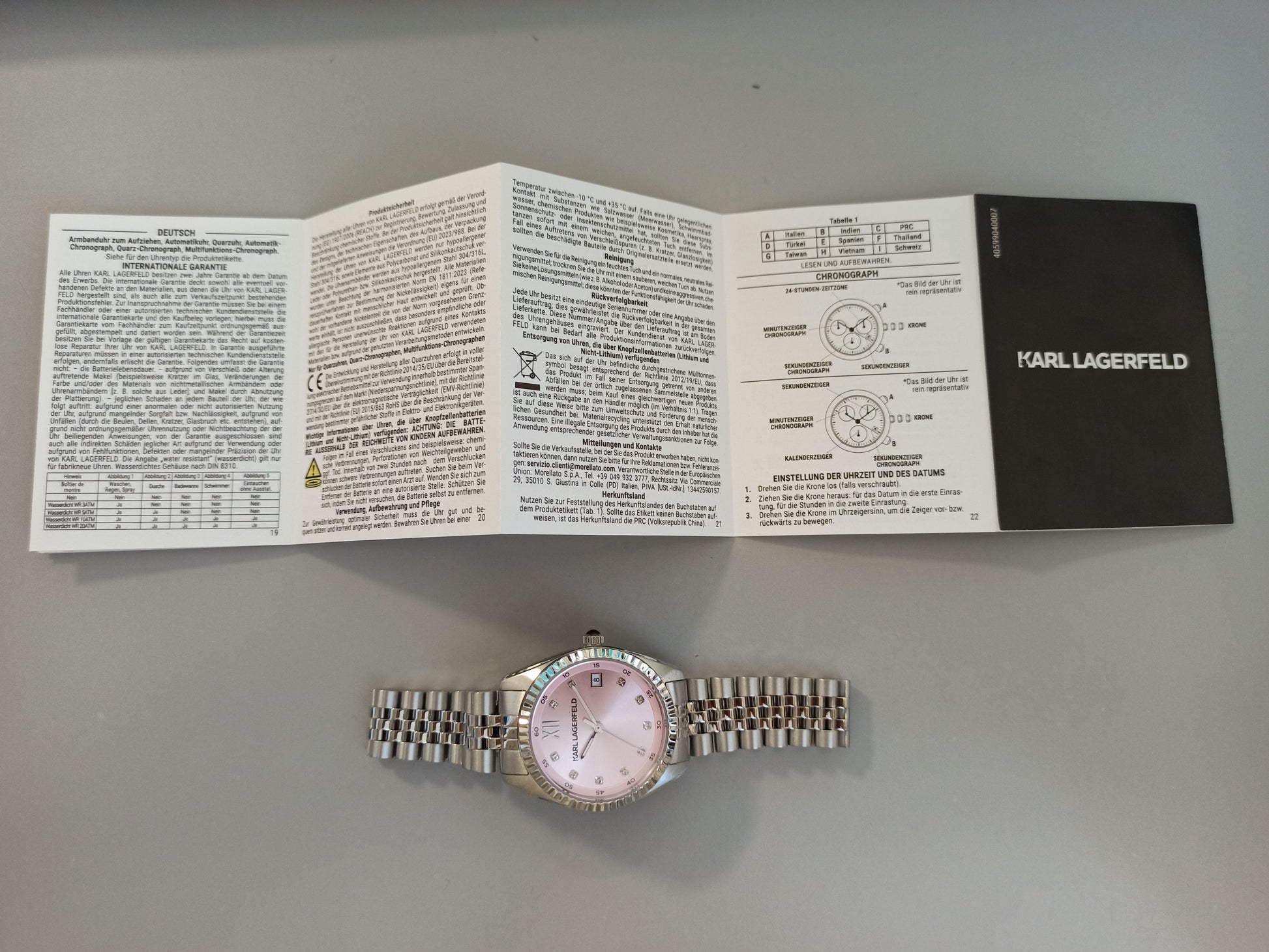 Orologio Karl Lagerfeld R0553108508 Donna