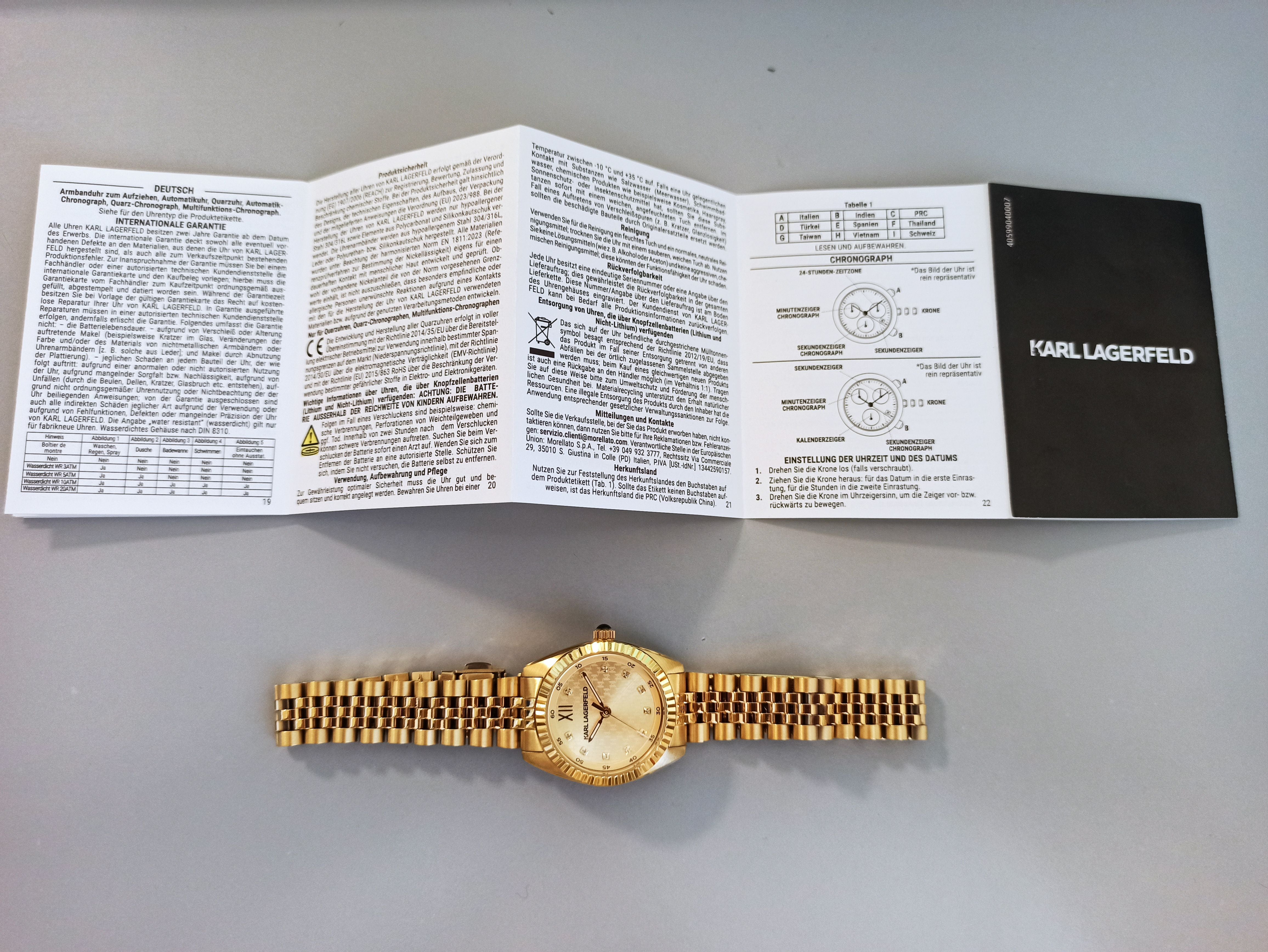 Orologio Karl Lagerfeld R0553109501 Donna