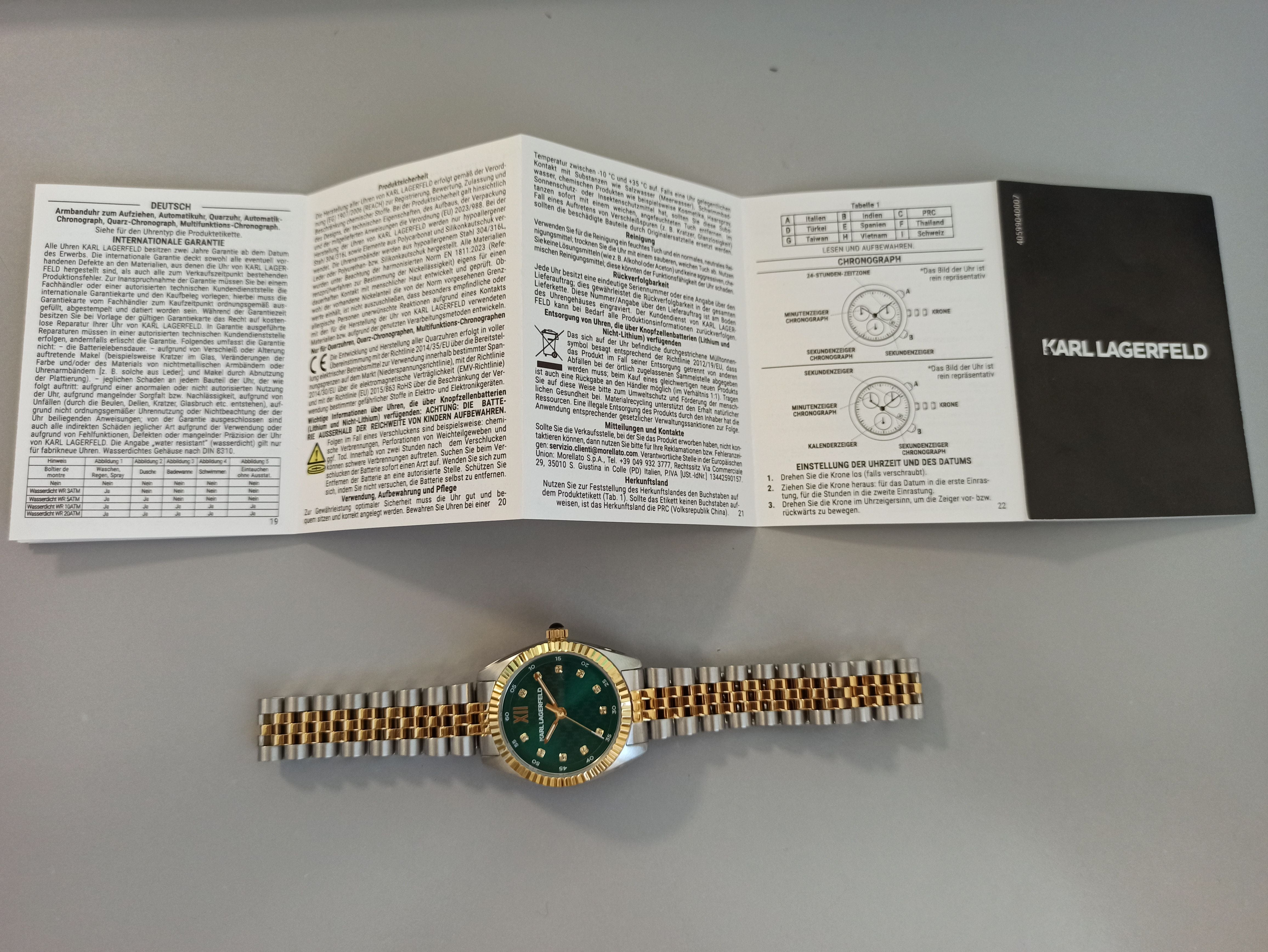 Orologio Karl Lagerfeld R0553109504 Donna