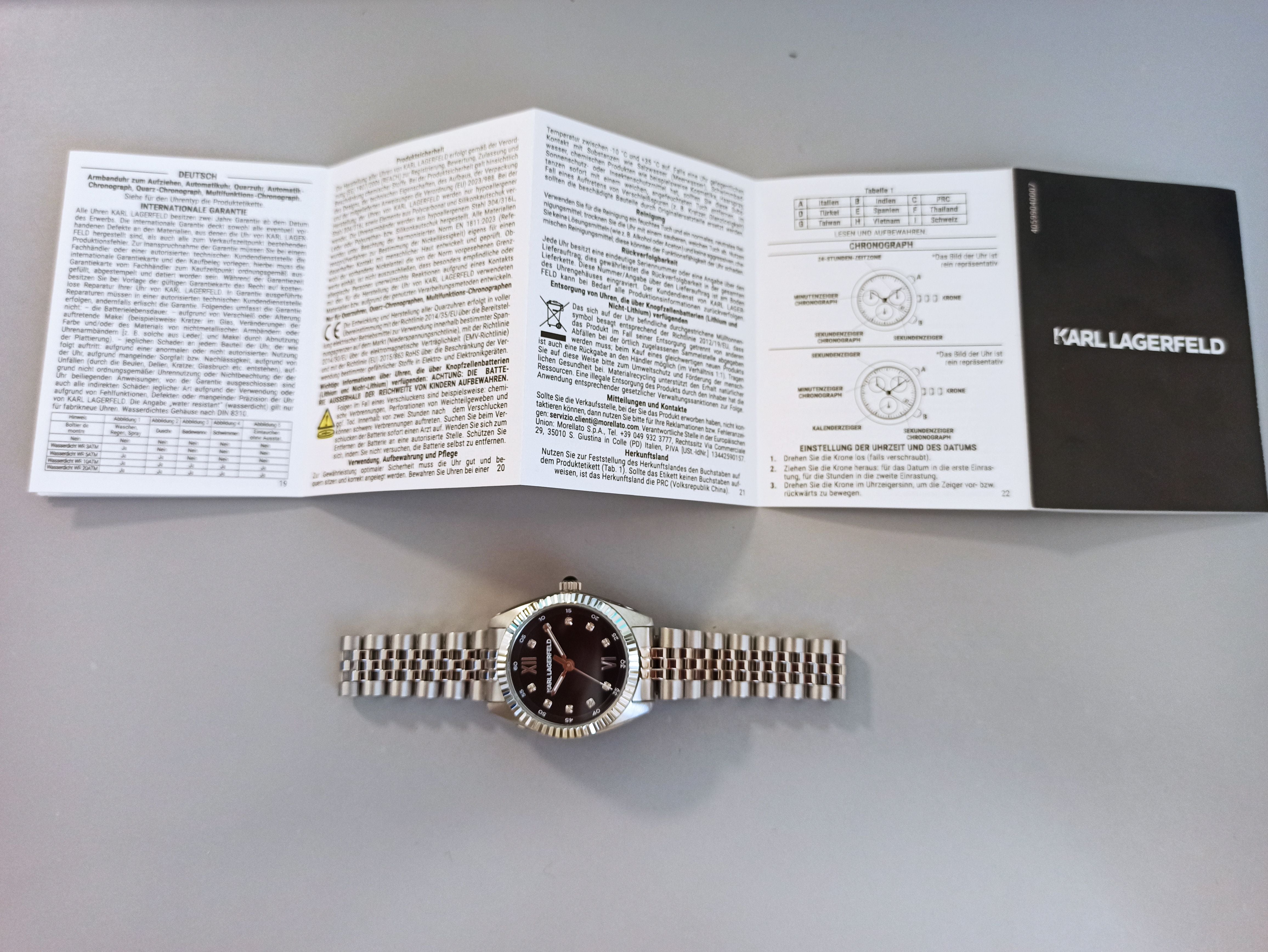 Orologio Karl Lagerfeld R0553109507 Donna