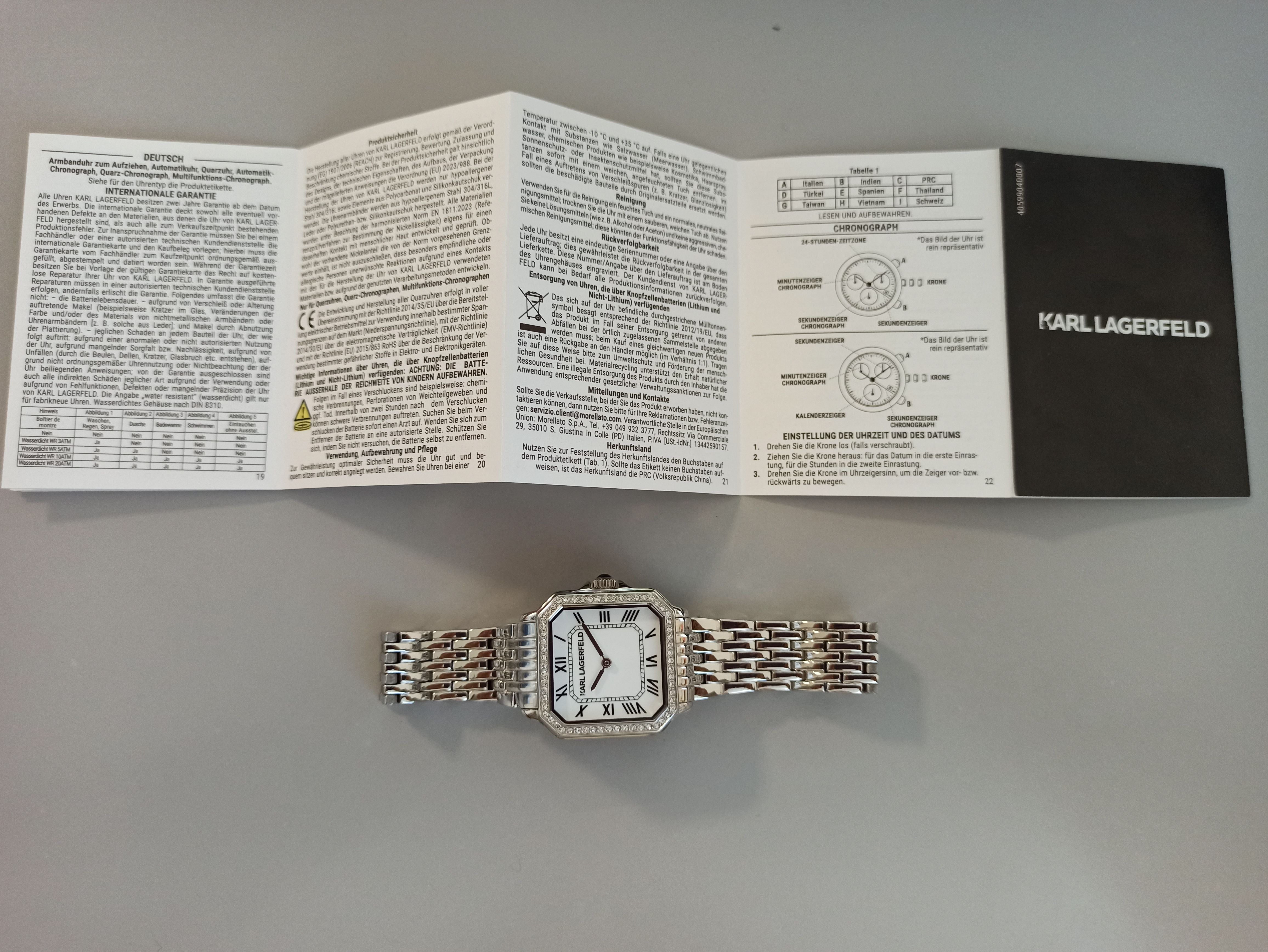 Orologio Karl Lagerfeld R0553110506 Donna