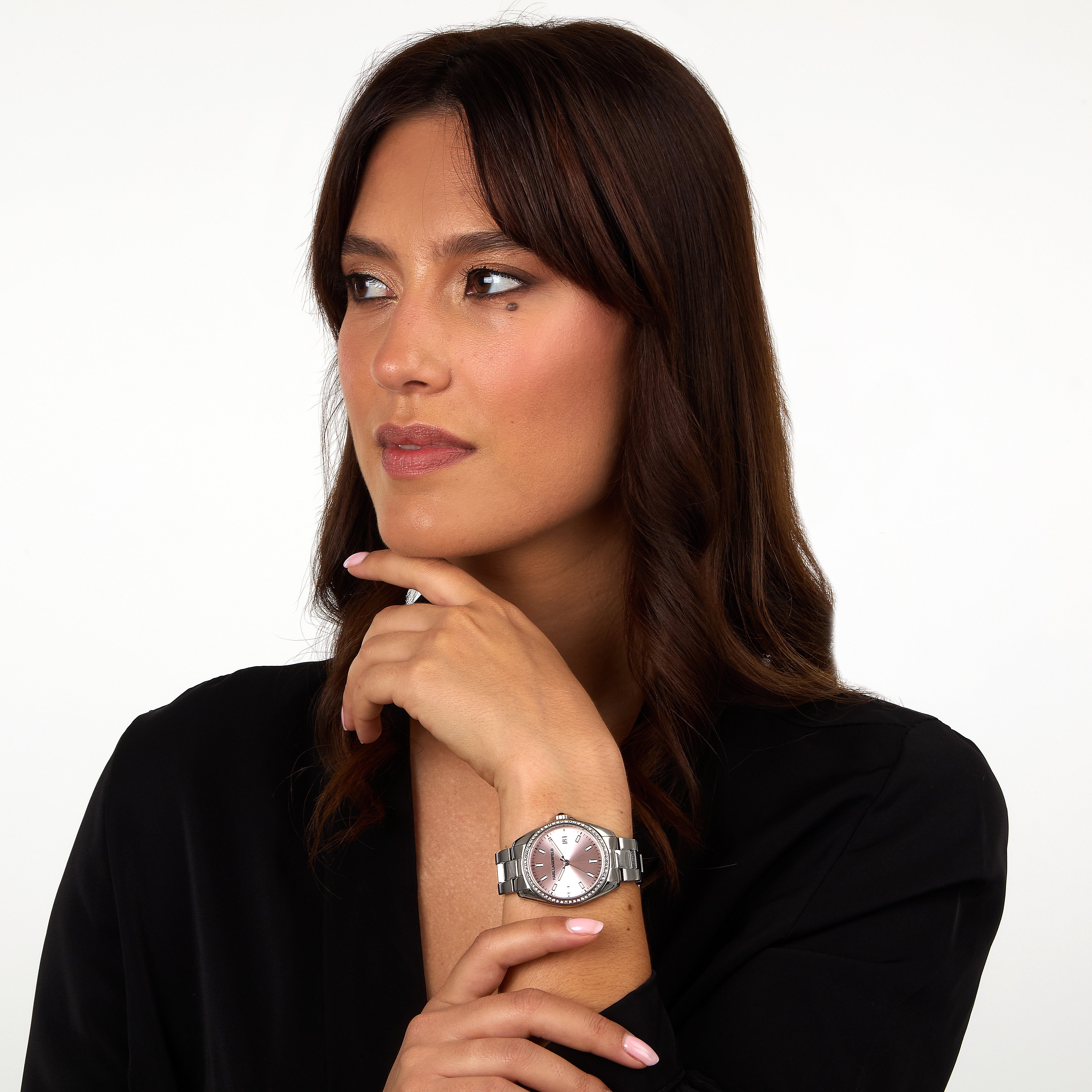 Karl Lagerfeld Round Essentials Women's Watch R0553101512