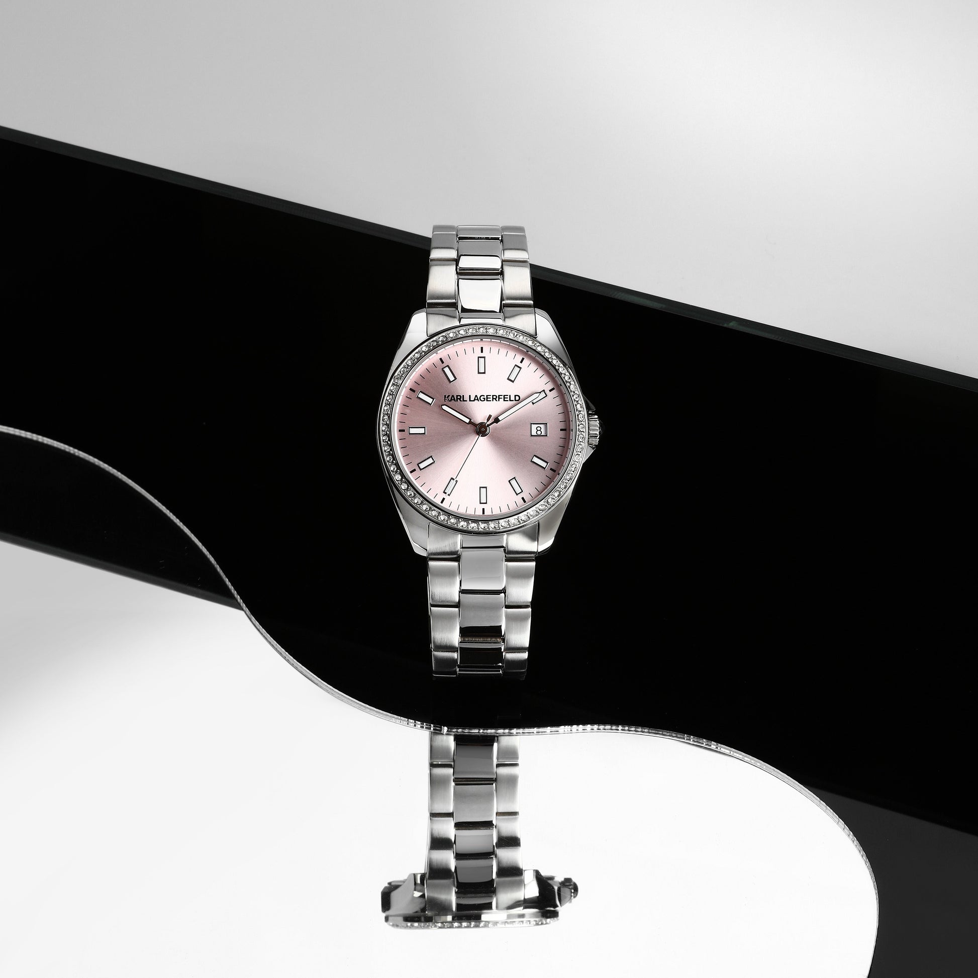 Karl Lagerfeld Round Essentials Women's Watch R0553101512