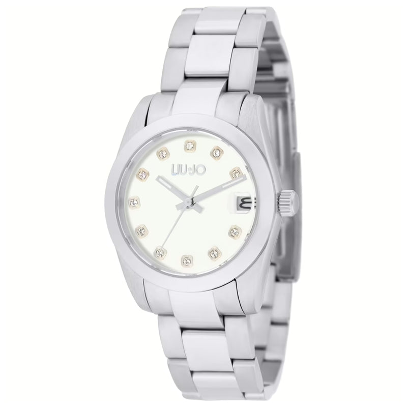 Orologio Liu Jo Donna TLJ2392 Pelle Bianca Oro Rosa