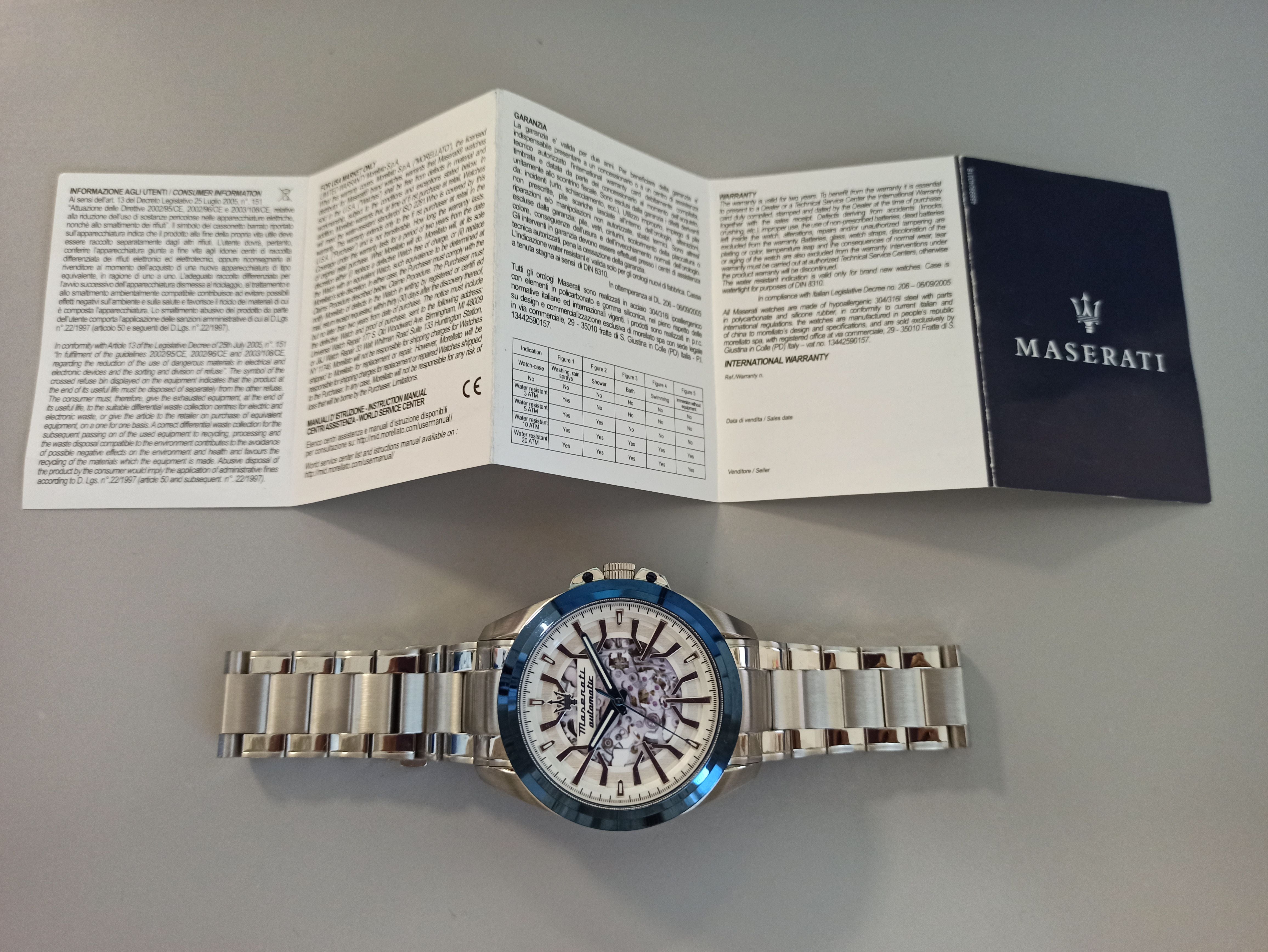 Orologio Maserati R8823112006 Uomo