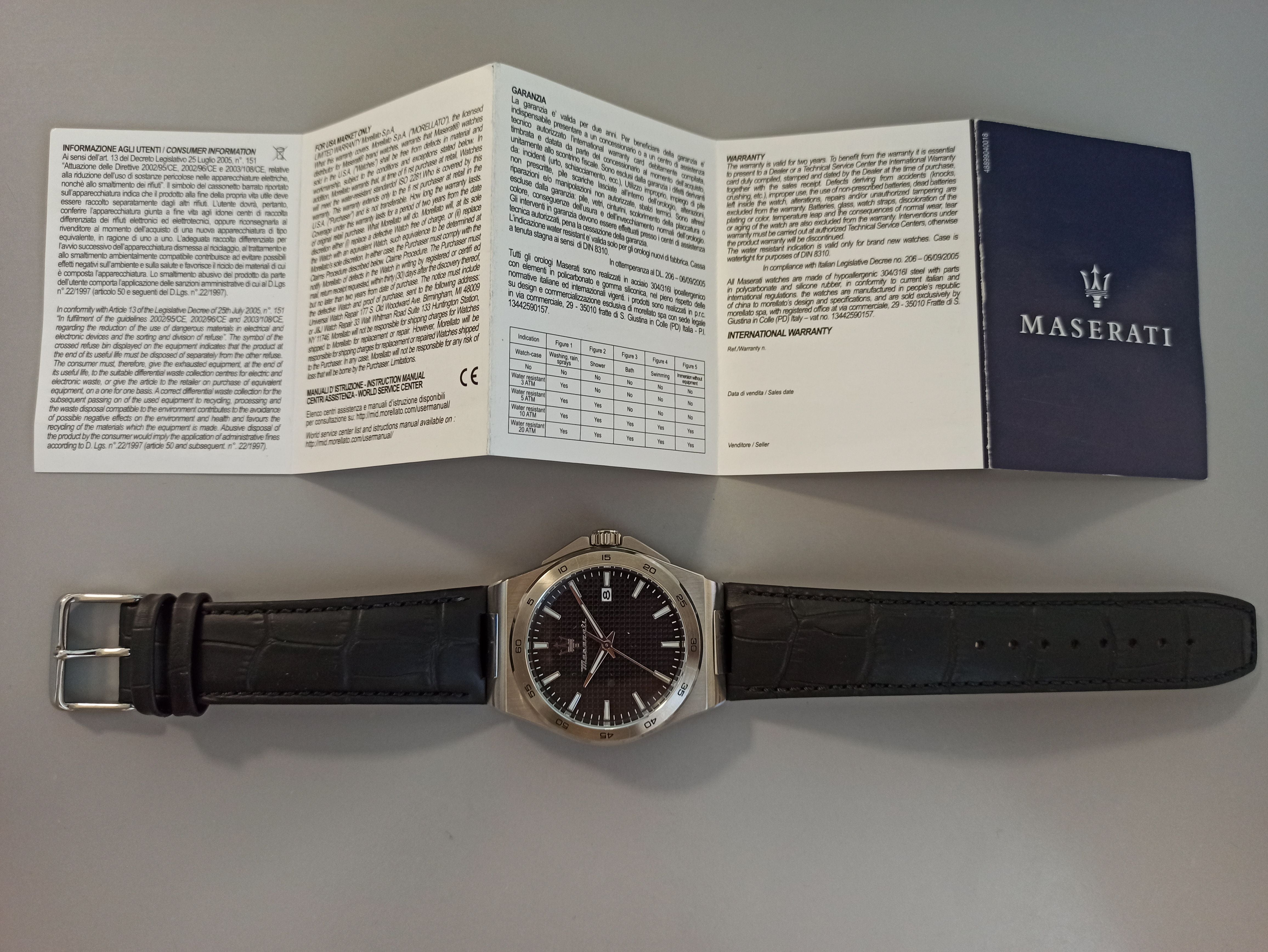 Orologio Maserati R8851153003 Uomo