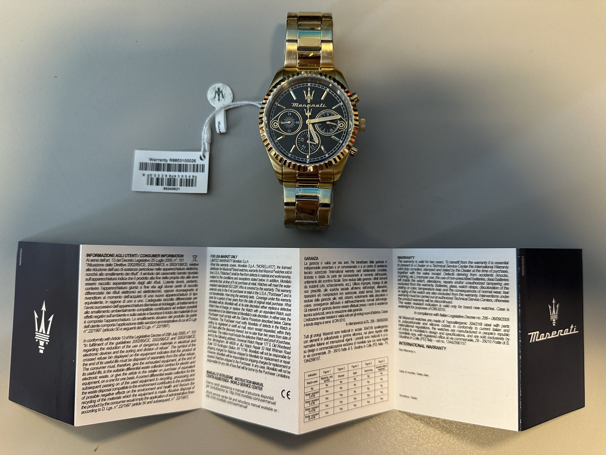 Orologio Maserati R8853100026 Uomo
