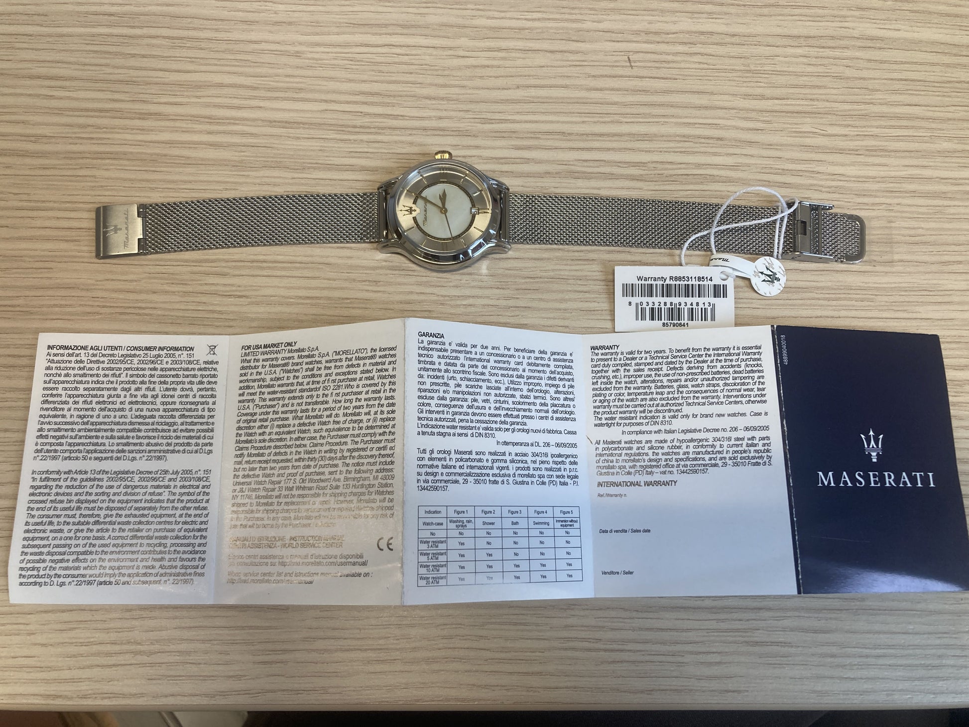 Orologio Maserati R8853118514 Donna