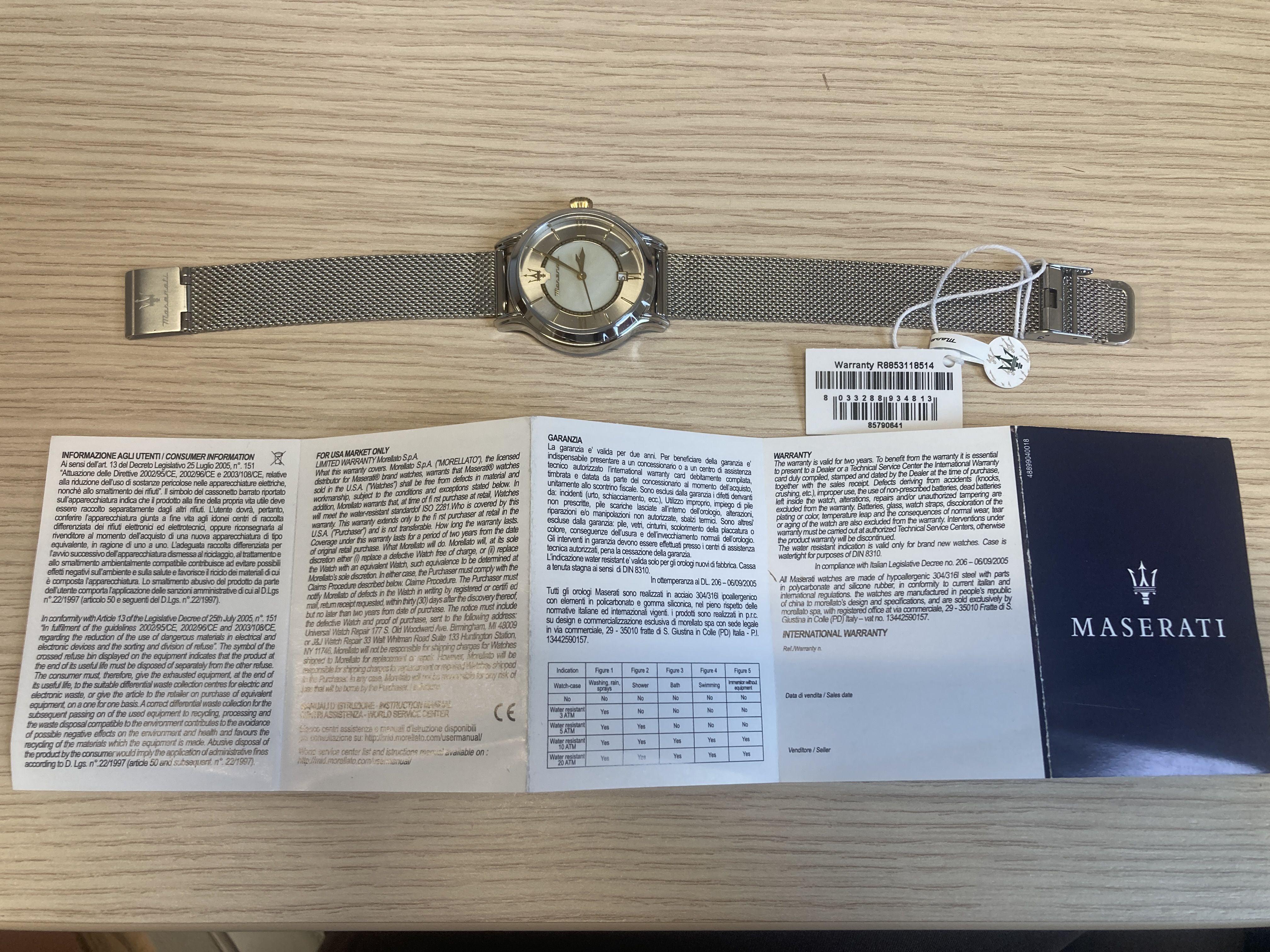 Orologio Maserati R8853118514 Donna