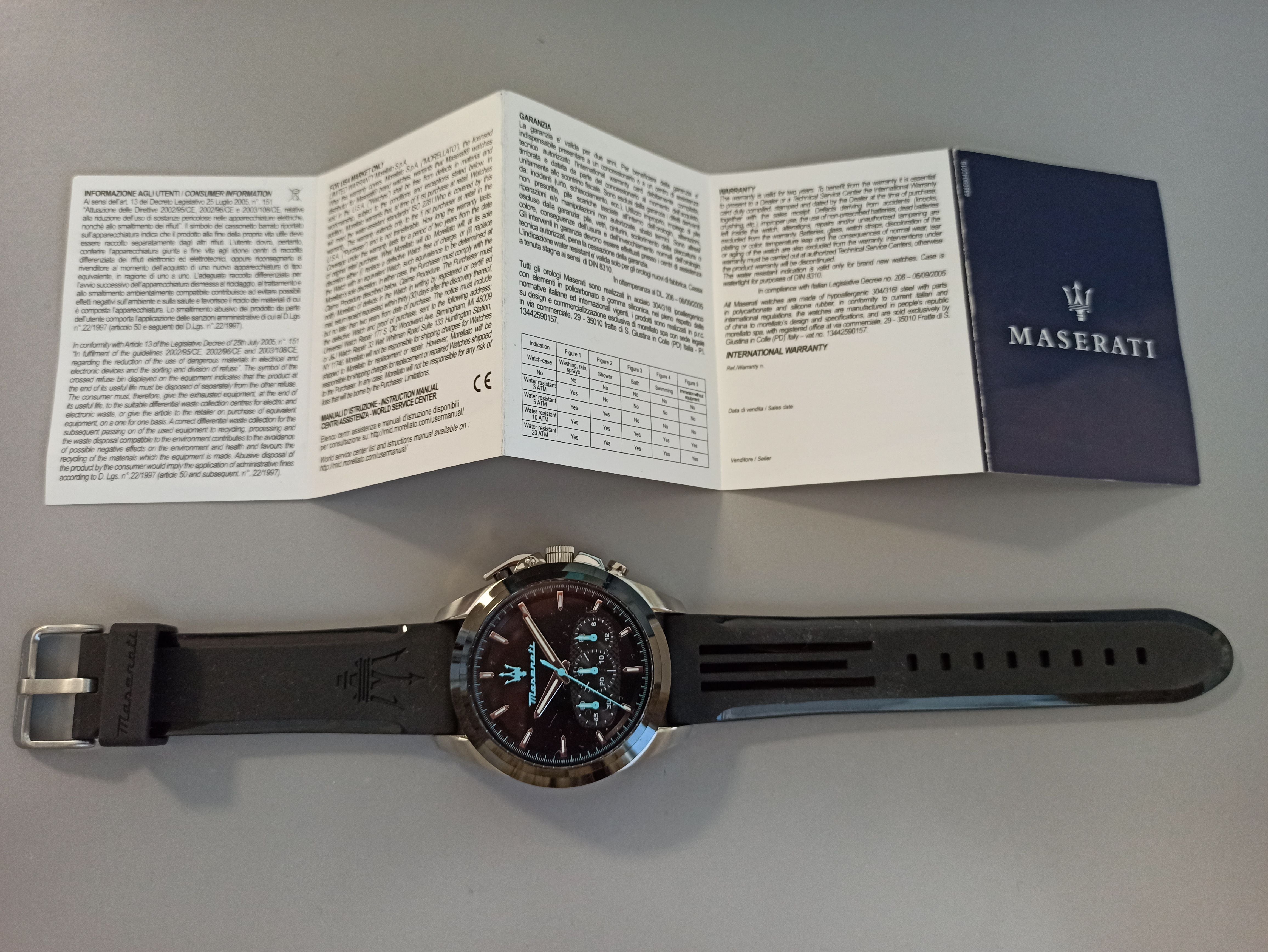Orologio Maserati R8871612047 Uomo