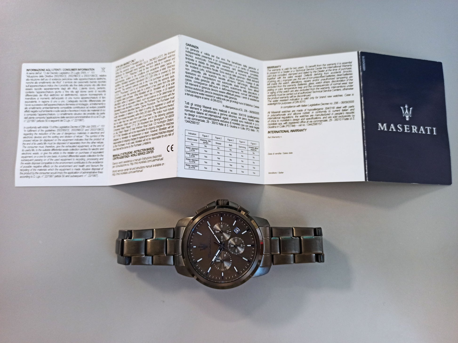 Orologio Maserati R8873654004 Uomo