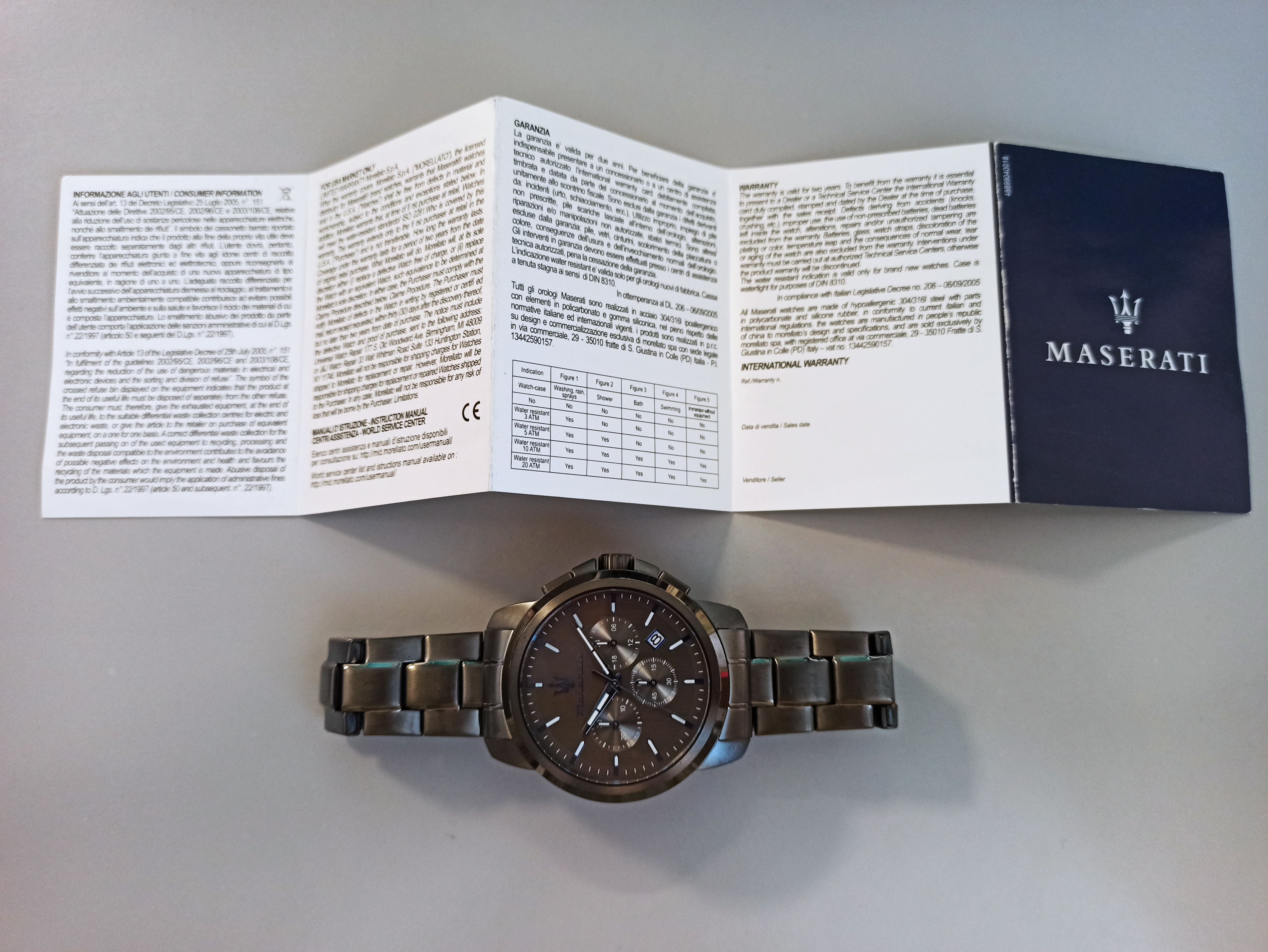 Orologio Maserati R8873654004 Uomo